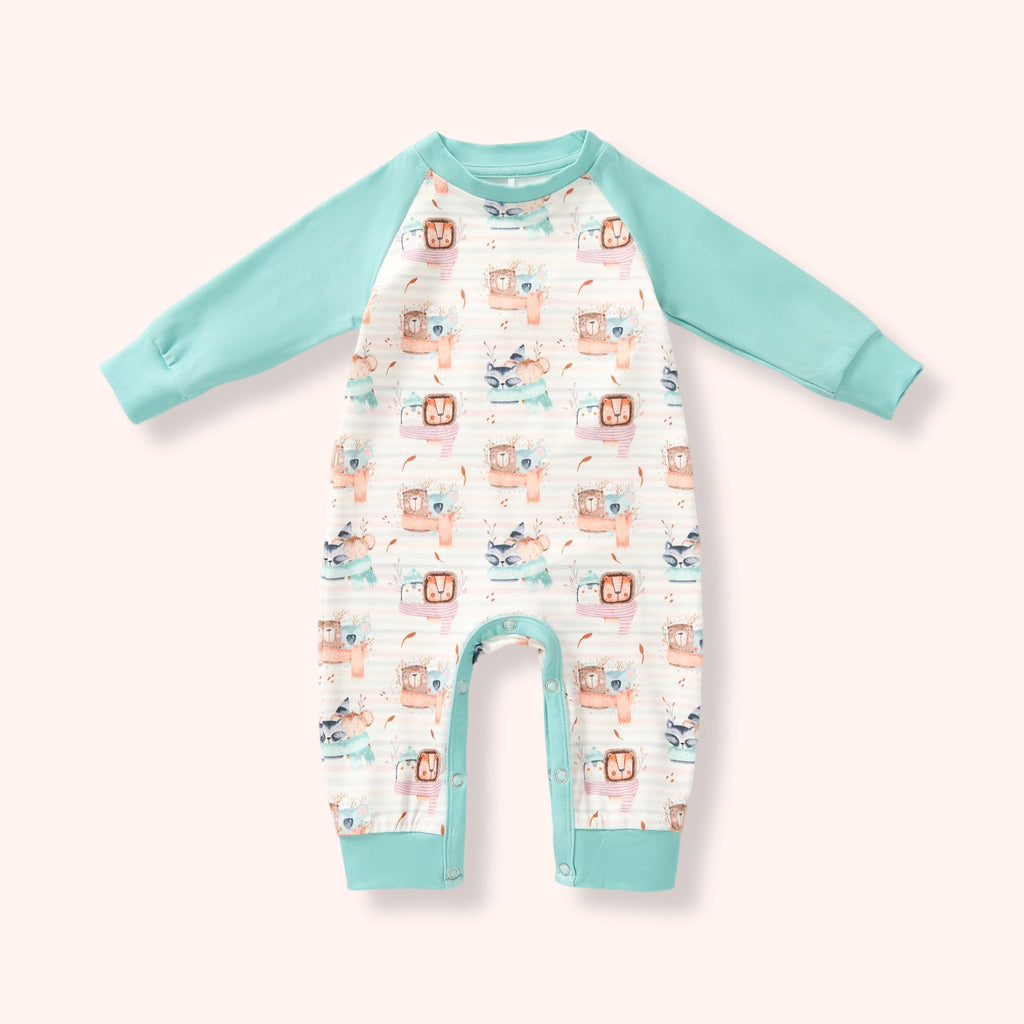 Cozy Critters Boy Romper