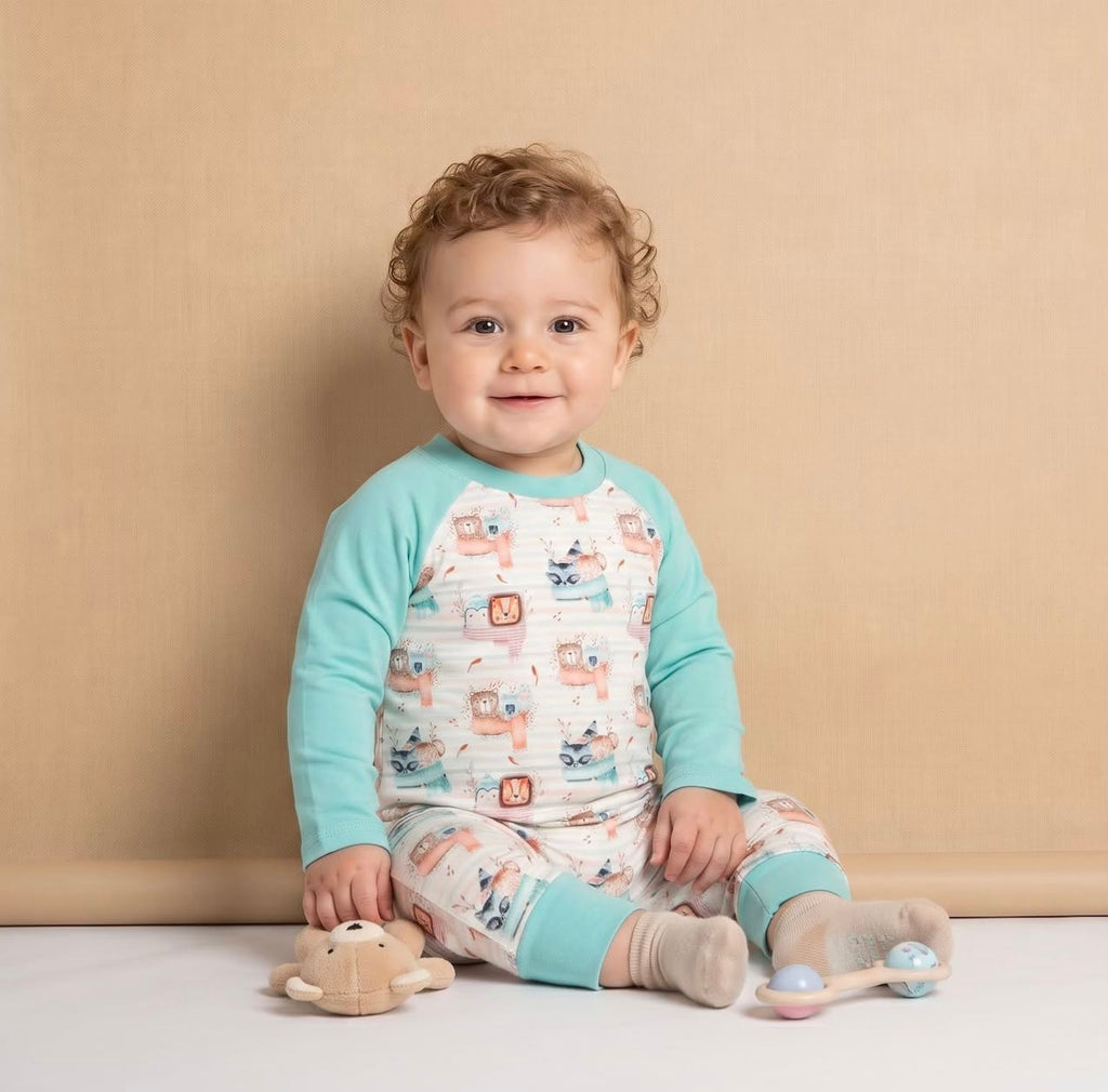 Cozy Critters Boy Romper
