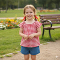 Gingham Picnic- 2 Piece Short Set