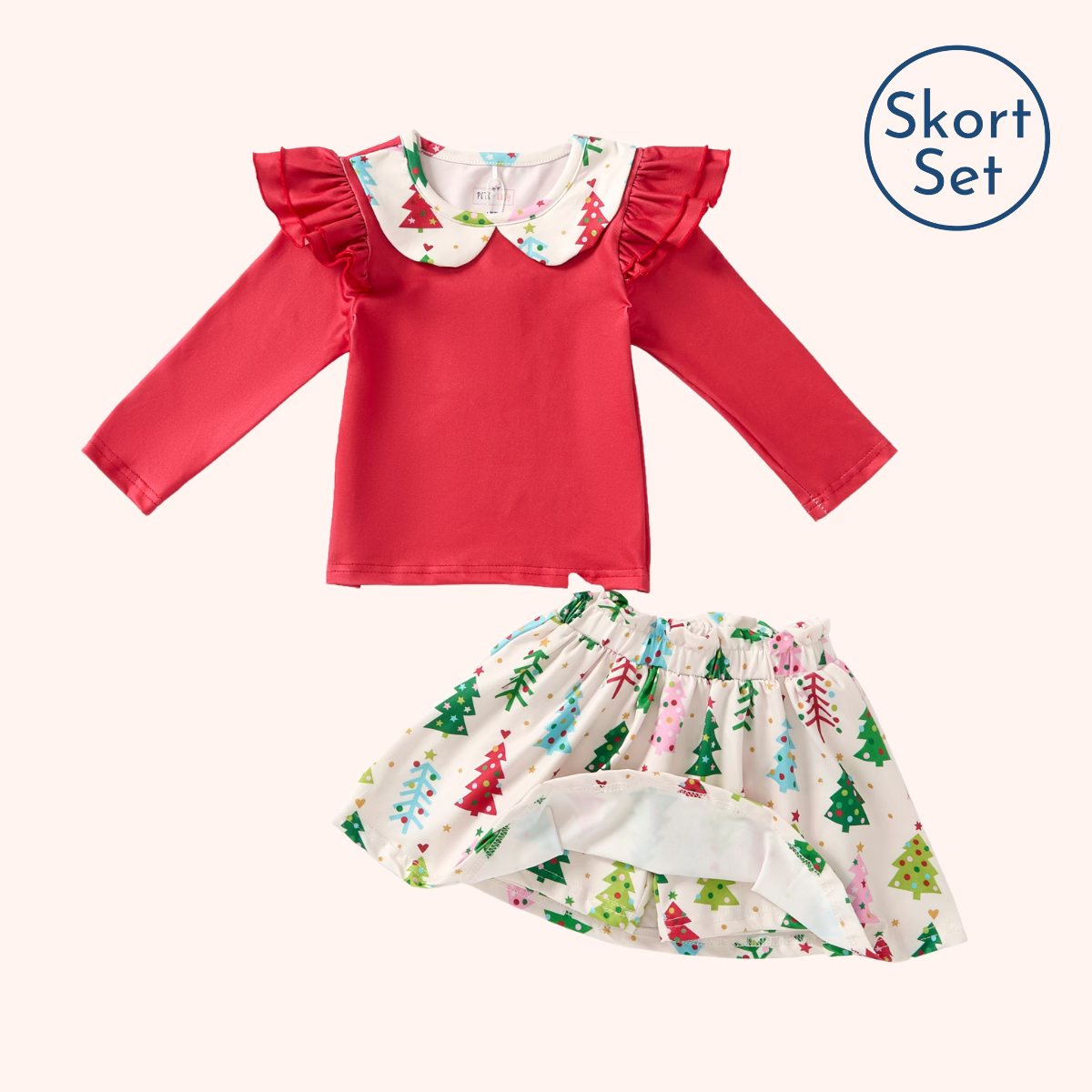 Christmas Tree Splendor - Skort Set