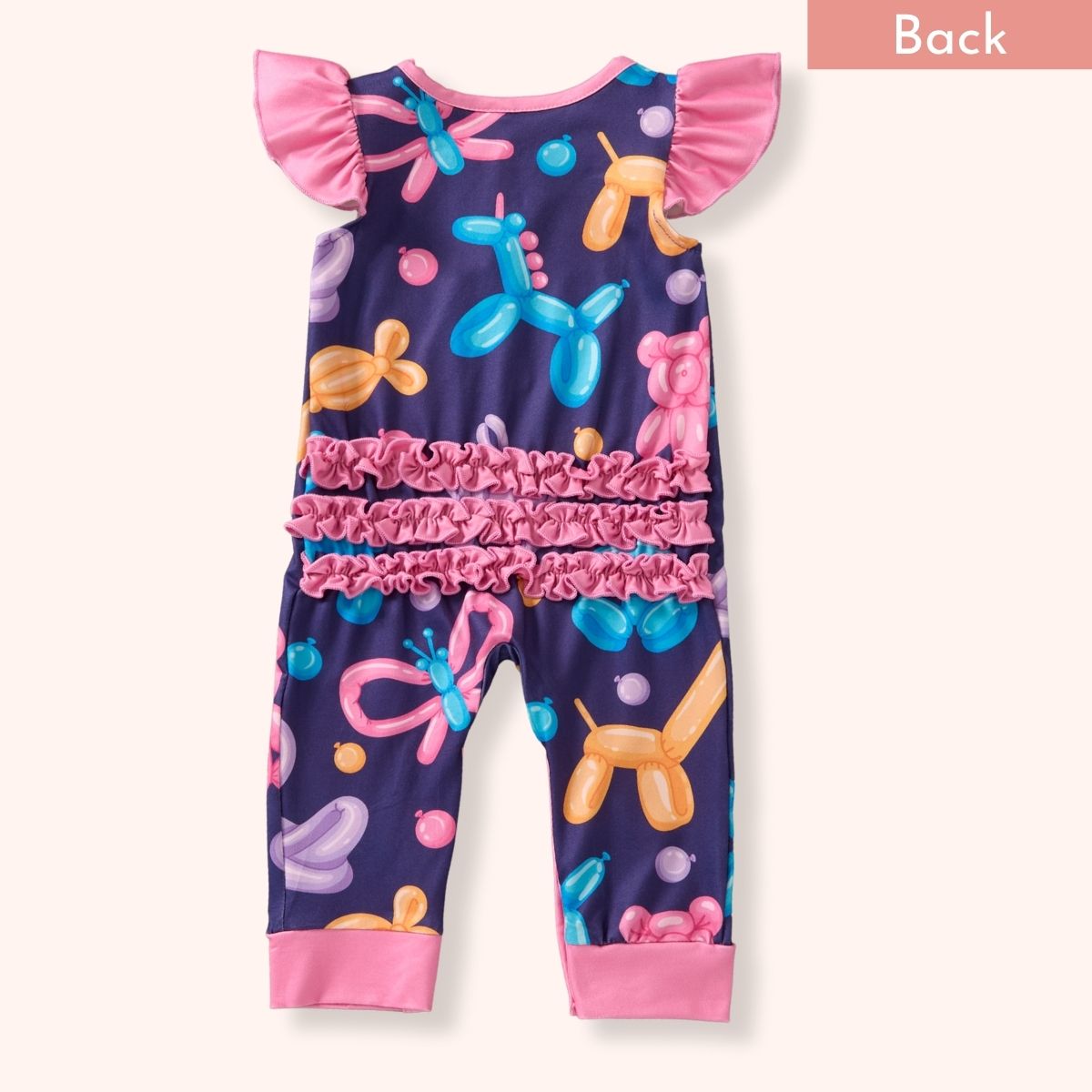 Balloon Friends Girl Infant Romper