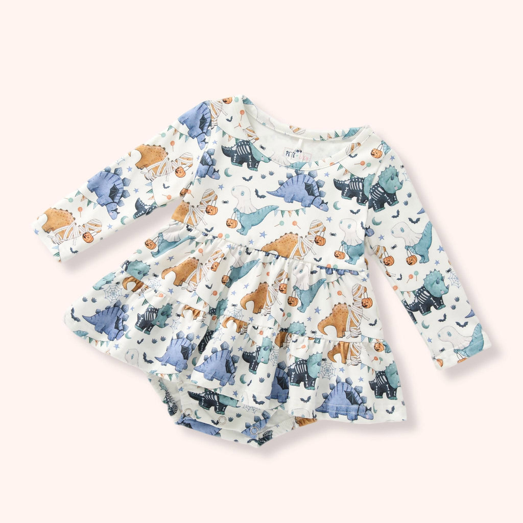 Trick-O- Saurus Girl Romper