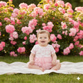 Vintage French Fairytale-Pink-Romper